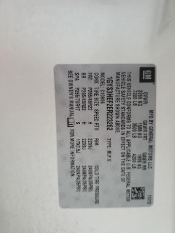 1GYS3HEF2ER223262 - 2014 CADILLAC ESCALADE ESV LUXURY WHITE photo 14