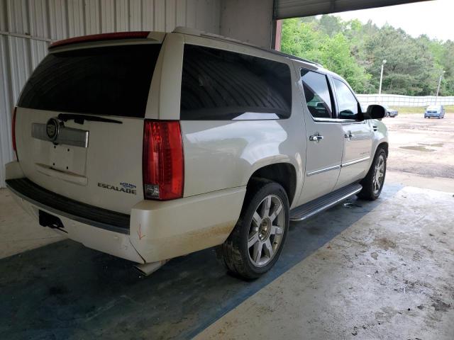 1GYS3HEF2ER223262 - 2014 CADILLAC ESCALADE ESV LUXURY WHITE photo 3