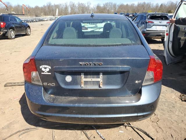 YV1390MS0A2491958 - 2010 VOLVO S40 2.4I BLUE photo 6