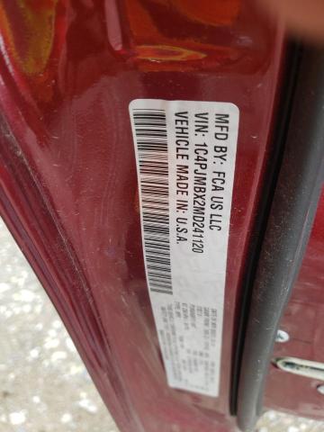 1C4PJMBX2MD241120 - 2021 JEEP CHEROKEE TRAILHAWK ბურგუნდია ფოტო 13