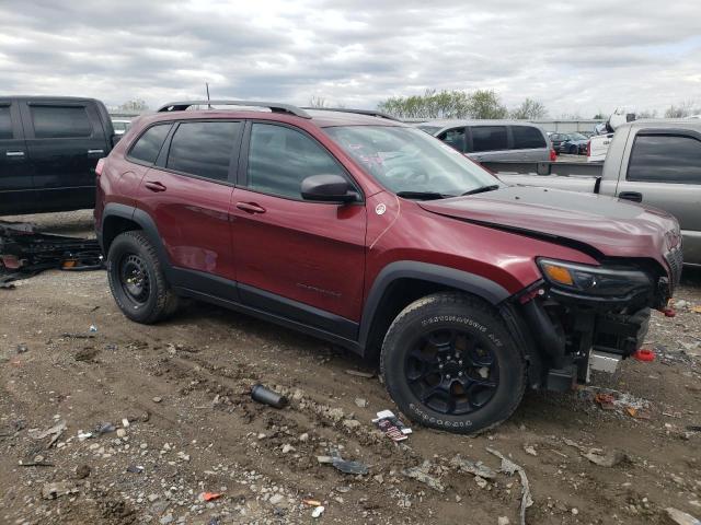 1C4PJMBX2MD241120 - 2021 JEEP CHEROKEE TRAILHAWK ბურგუნდია ფოტო 4