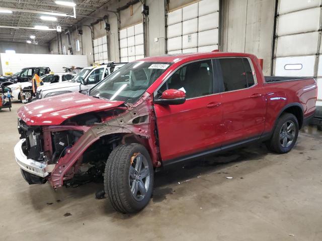 5FPYK3F57NB017640 - 2022 HONDA RIDGELINE RTL RED photo 1