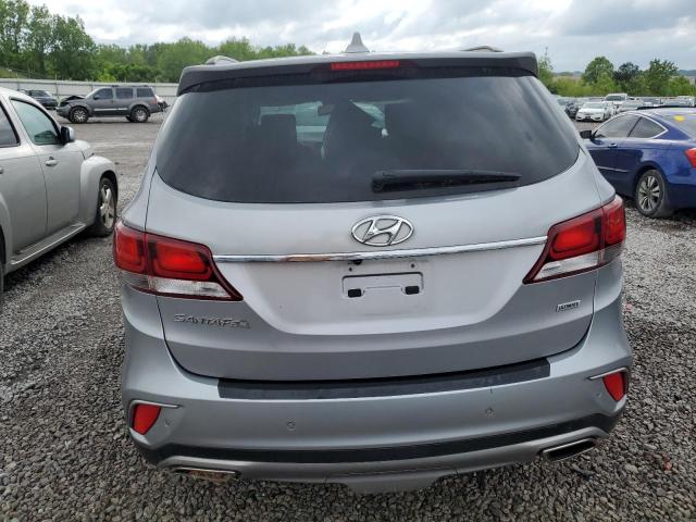 KM8SR4HF7HU195187 - 2017 HYUNDAI SANTA FE SE ULTIMATE SILVER photo 6