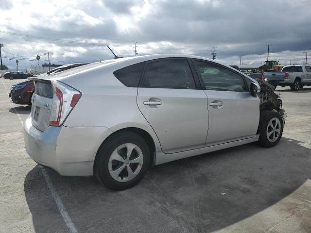 JTDKN3DU7D0348666 - 2013 TOYOTA PRIUS SILVER photo 3