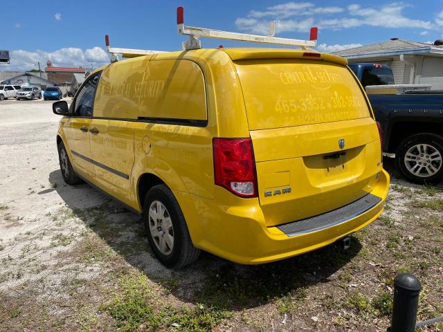 2C4JRGAG7ER149579 - 2014 RAM TRADESMAN YELLOW photo 3