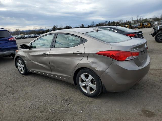 5NPDH4AE1DH186734 - 2013 HYUNDAI ELANTRA GLS GRAY photo 2