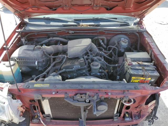 5TFTX4CN2CX014551 - 2012 TOYOTA TACOMA ACCESS CAB წითელი ფოტო 11