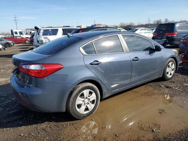 KNAFK4A67G5486685 - 2016 KIA FORTE LX GRAY photo 3