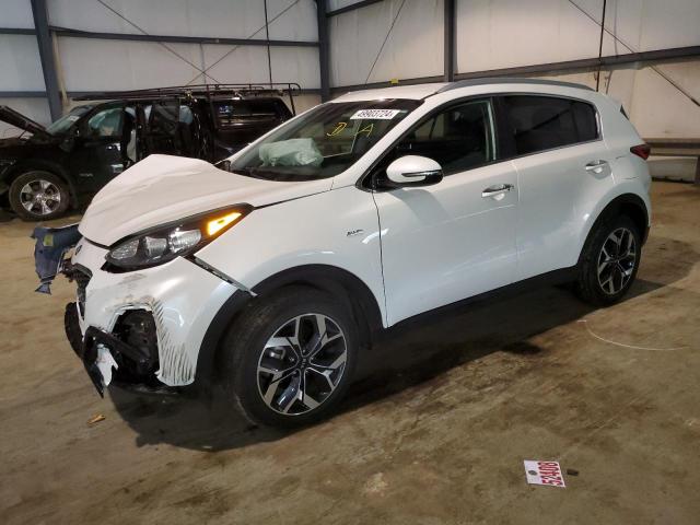 KNDPNCAC7M7905830 - 2021 KIA SPORTAGE EX WHITE photo 1