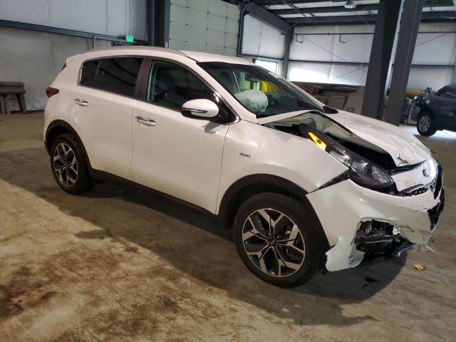 KNDPNCAC7M7905830 - 2021 KIA SPORTAGE EX WHITE photo 4