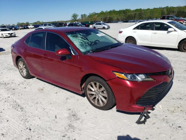 4T1B11HKXJU676480 - 2018 TOYOTA CAMRY L MAROON photo 4