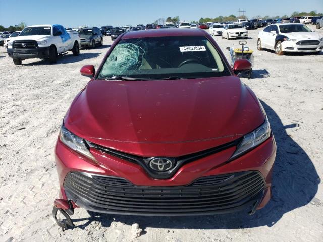 4T1B11HKXJU676480 - 2018 TOYOTA CAMRY L MAROON photo 5