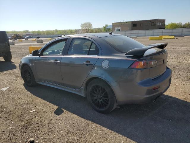 JA3AV66V89U029715 - 2009 MITSUBISHI LANCER RALLIART GRAY photo 2