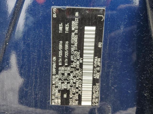 JTLZE4FE0FJ070477 - 2015 TOYOTA SCION XB BLUE photo 12