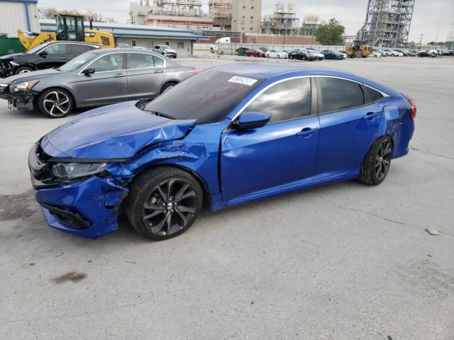 19XFC2F89KE050268 - 2019 HONDA CIVIC SPORT 蓝色 照片 1