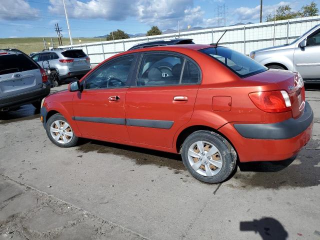 KNADE223496549214 - 2009 KIA RIO BASE ORANGE photo 2