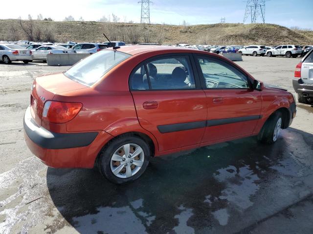 KNADE223496549214 - 2009 KIA RIO BASE ORANGE photo 3