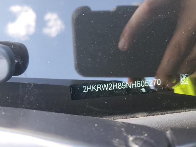 2HKRW2H89NH605270 - 2022 HONDA CR-V EXL GRAY photo 12