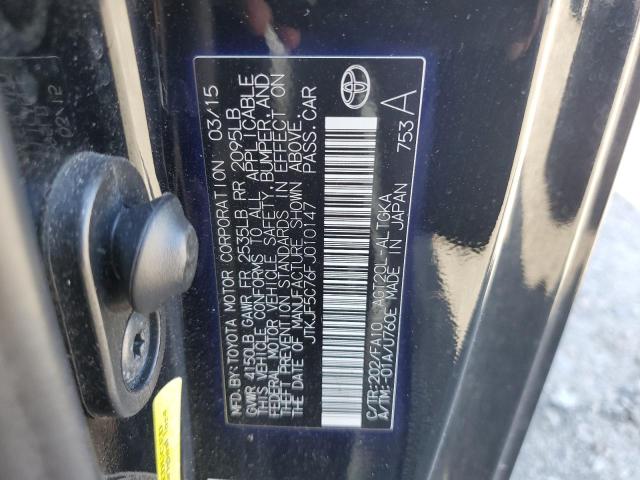 JTKJF5C76FJ010147 - 2015 TOYOTA SCION TC 黑色 照片 12