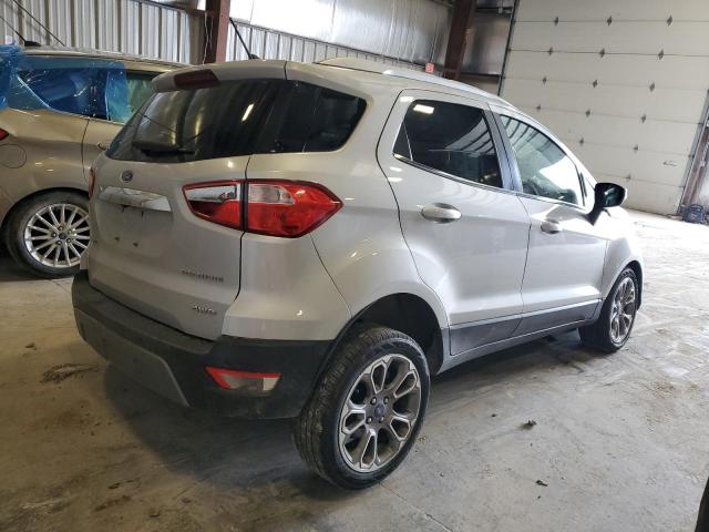 MAJ6P1WL9JC199939 - 2018 FORD ECOSPORT TITANIUM SILVER photo 3