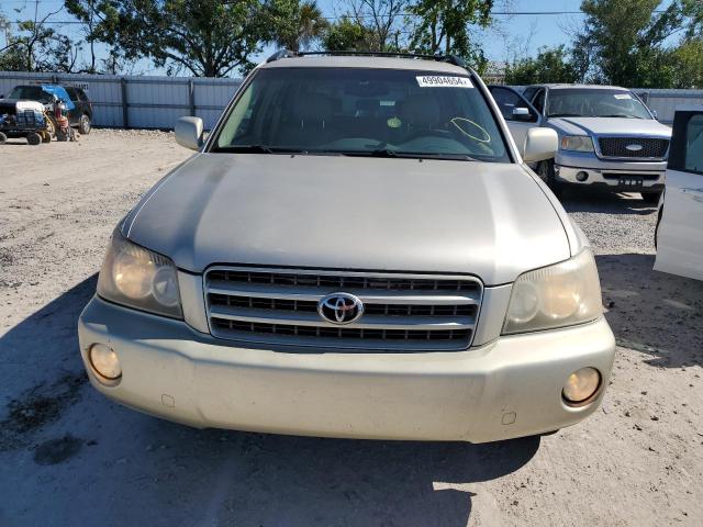 JTEGF21A820046965 - 2002 TOYOTA HIGHLANDER LIMITED TAN photo 5