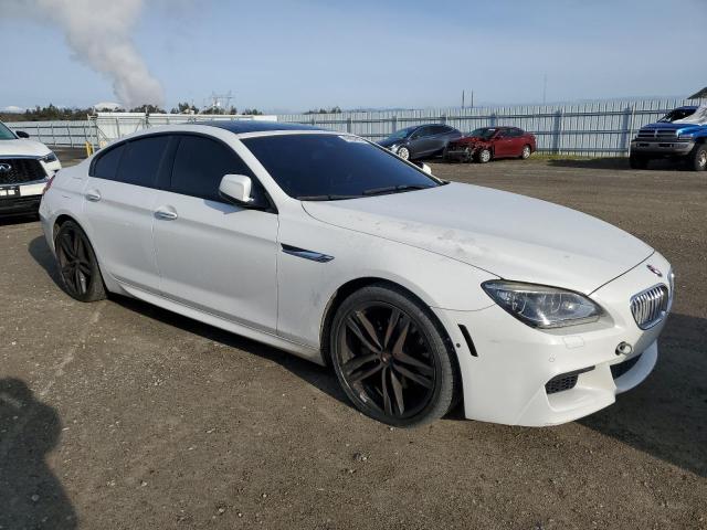WBA6B4C59FD761854 - 2015 BMW 650 XI GRAN COUPE WHITE photo 4