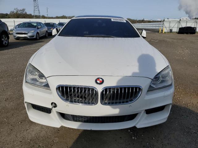 WBA6B4C59FD761854 - 2015 BMW 650 XI GRAN COUPE WHITE photo 5