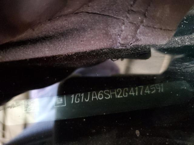 1G1JA6SH2G4174591 - 2016 CHEVROLET SONIC LS თეთრი ფოტო 13