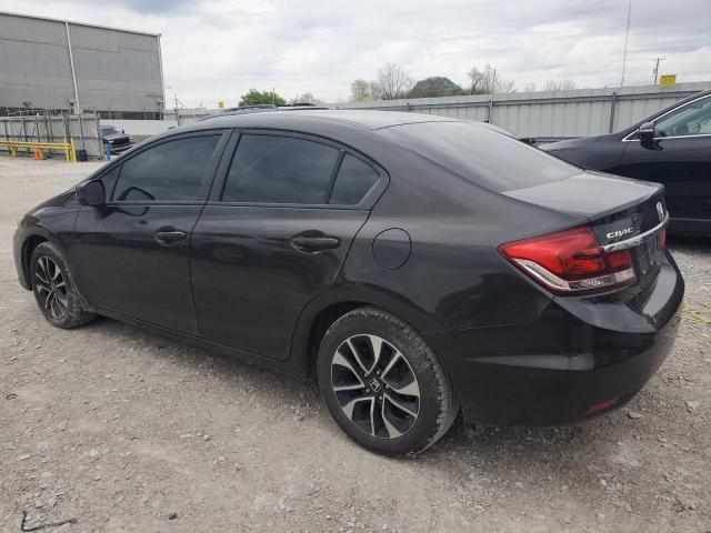 19XFB2F97DE065494 - 2013 HONDA CIVIC EXL შავი ფოტო 2