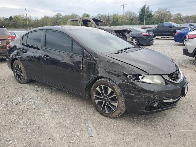 19XFB2F97DE065494 - 2013 HONDA CIVIC EXL BLACK photo 4