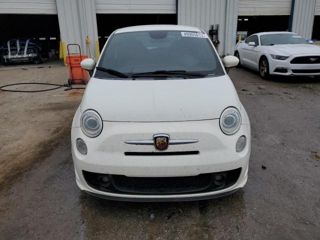 3C3CFFFH0ET164875 - 2014 FIAT 500 ABARTH WHITE photo 5