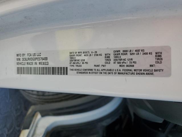 3C6LRVDG0PE576400 - 2023 RAM PROMASTER 2500 HIGH 白色 照片 13