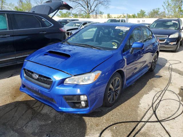 JF1VA1D6XF9835704 - 2015 SUBARU WRX PREMIUM BLUE photo 1