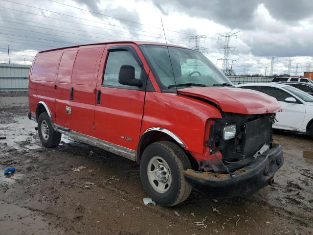 1GCHG35V561187372 - 2006 CHEVROLET EXPRESS G3 RED photo 4