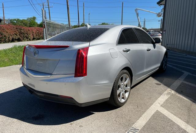 1G6AB5RA9E0100423 - 2014 CADILLAC ATS LUXURY SILVER photo 4