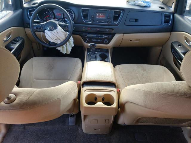 KNDMB5C15F6034566 - 2015 KIA SEDONA LX BEIGE photo 8