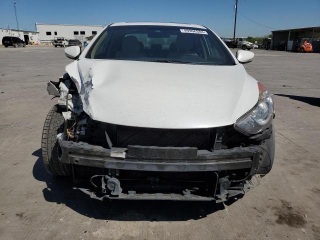 5NPDH4AE4CH081510 - 2012 HYUNDAI ELANTRA GLS WHITE photo 5