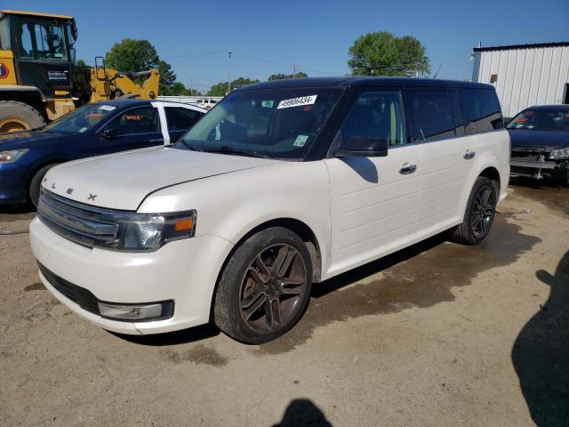 2FMHK6C86FBA14005 - 2015 FORD FLEX SEL WHITE photo 1