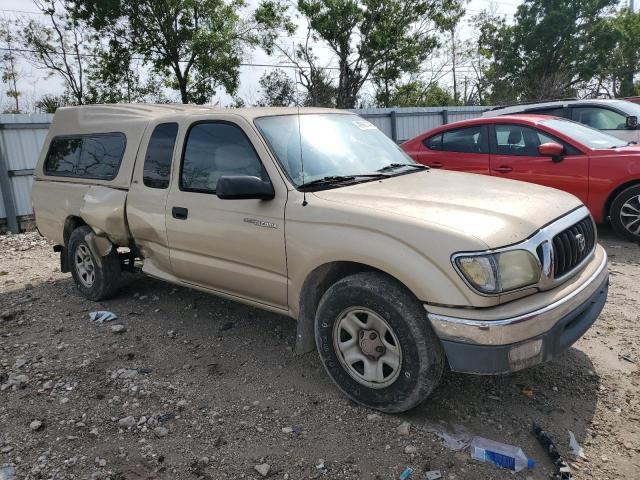 5TEVL52N12Z092600 - 2002 TOYOTA TACOMA XTRACAB TAN photo 4