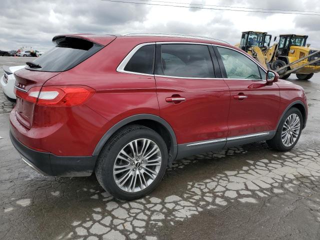 2LMPJ6LR0HBL52160 - 2017 LINCOLN MKX RESERVE Կարմիր լուսանկար 3