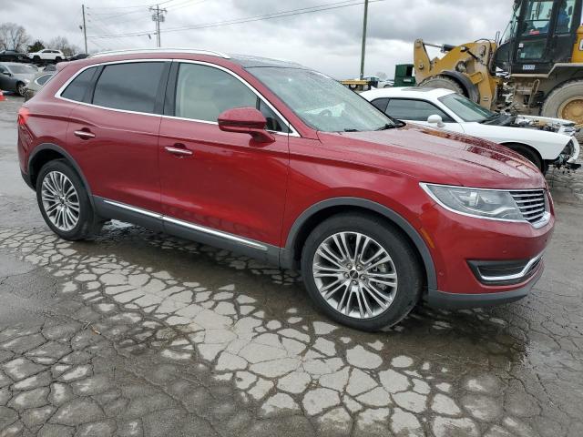 2LMPJ6LR0HBL52160 - 2017 LINCOLN MKX RESERVE Կարմիր լուսանկար 4