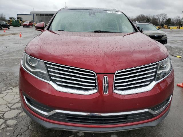 2LMPJ6LR0HBL52160 - 2017 LINCOLN MKX RESERVE Կարմիր լուսանկար 5