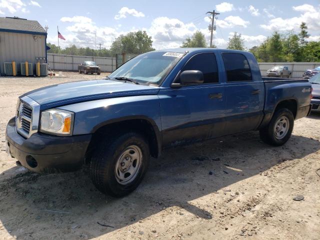 1D7HW28K46S641304 - 2006 DODGE DAKOTA QUAD BLUE photo 1