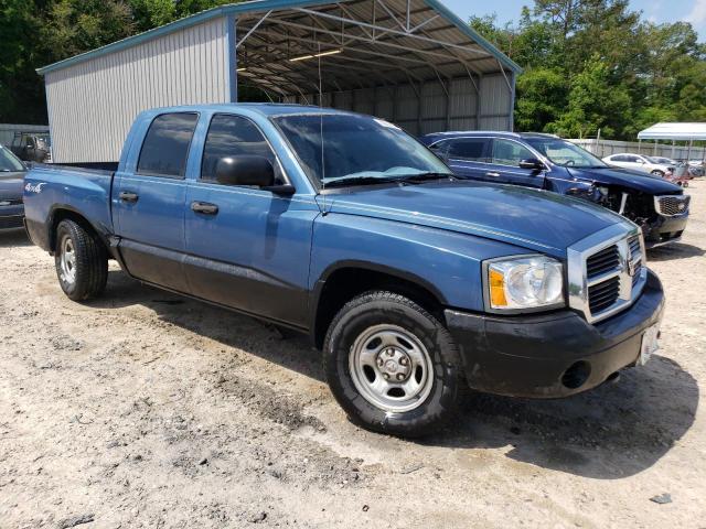 1D7HW28K46S641304 - 2006 DODGE DAKOTA QUAD BLUE photo 4