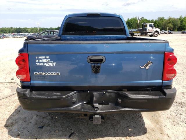 1D7HW28K46S641304 - 2006 DODGE DAKOTA QUAD BLUE photo 6