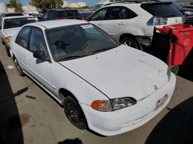 JHMEG8643NS017914 - 1992 HONDA CIVIC DX WHITE photo 4