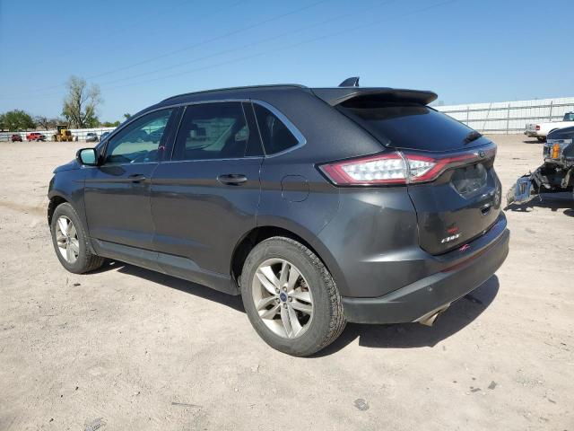 2FMTK3J85FBB12521 - 2015 FORD EDGE SEL GRAY photo 2