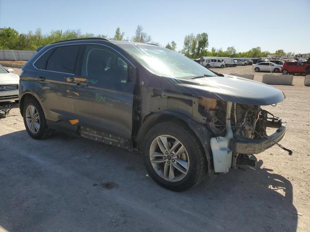 2FMTK3J85FBB12521 - 2015 FORD EDGE SEL GRAY photo 4