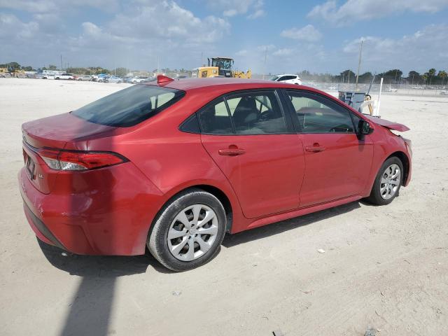 JTDEPMAE9MJ163751 - 2021 TOYOTA COROLLA LE RED photo 3