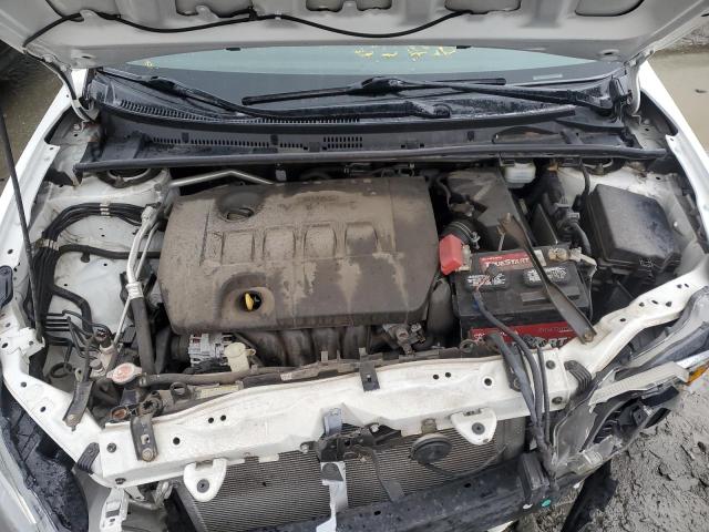 2T1BURHE2KC240578 - 2019 TOYOTA COROLLA L WHITE photo 11